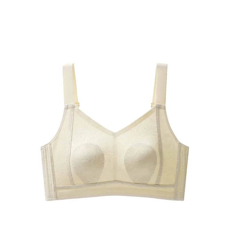 HOT SALE Breast Minimizing Wide Straps Big Breast Lightweight Push-up Armpit Fat Control Wireless Bra