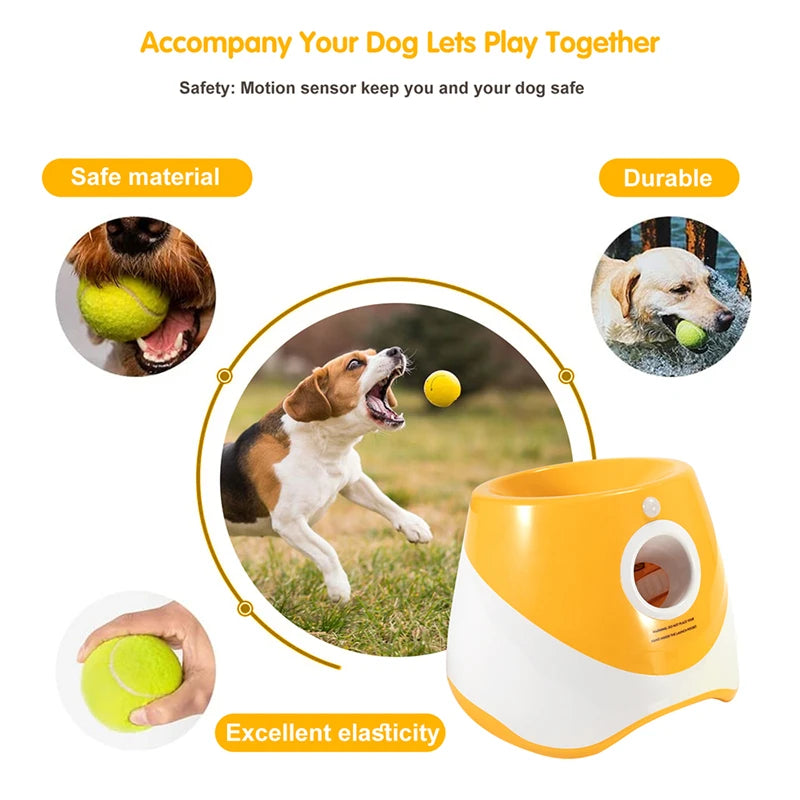 Automatic Pet Dogs Chase Toy Mini Tennis