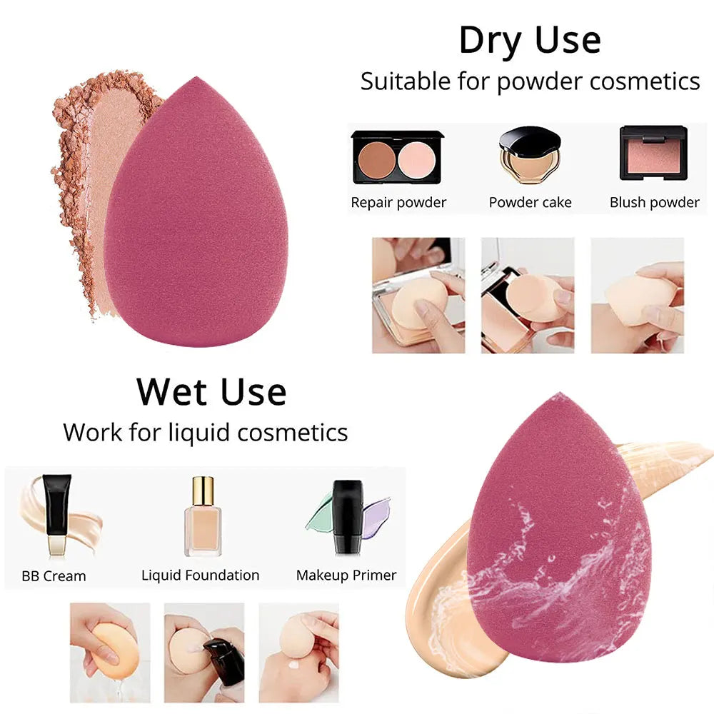 4 or 8 Makeup Sponge Blenders