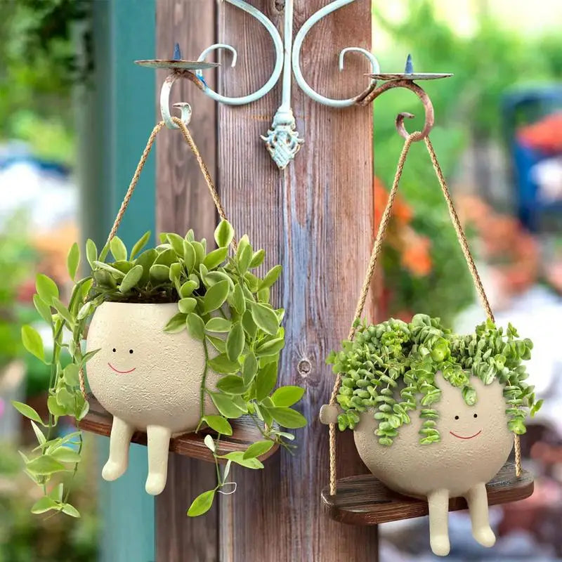 Plant Hanger Basket with Lovely Swing