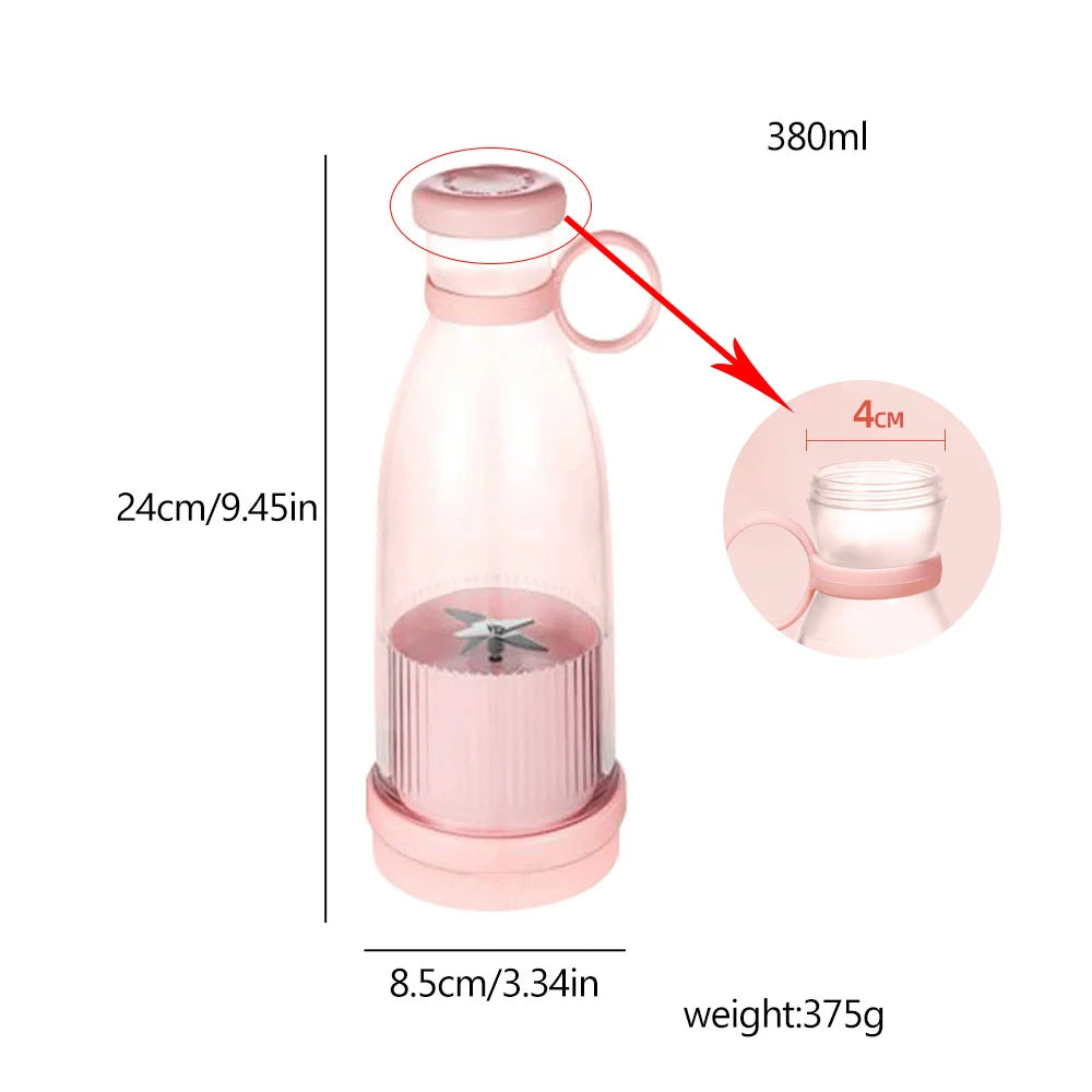 Portable Juice Blender Bottle